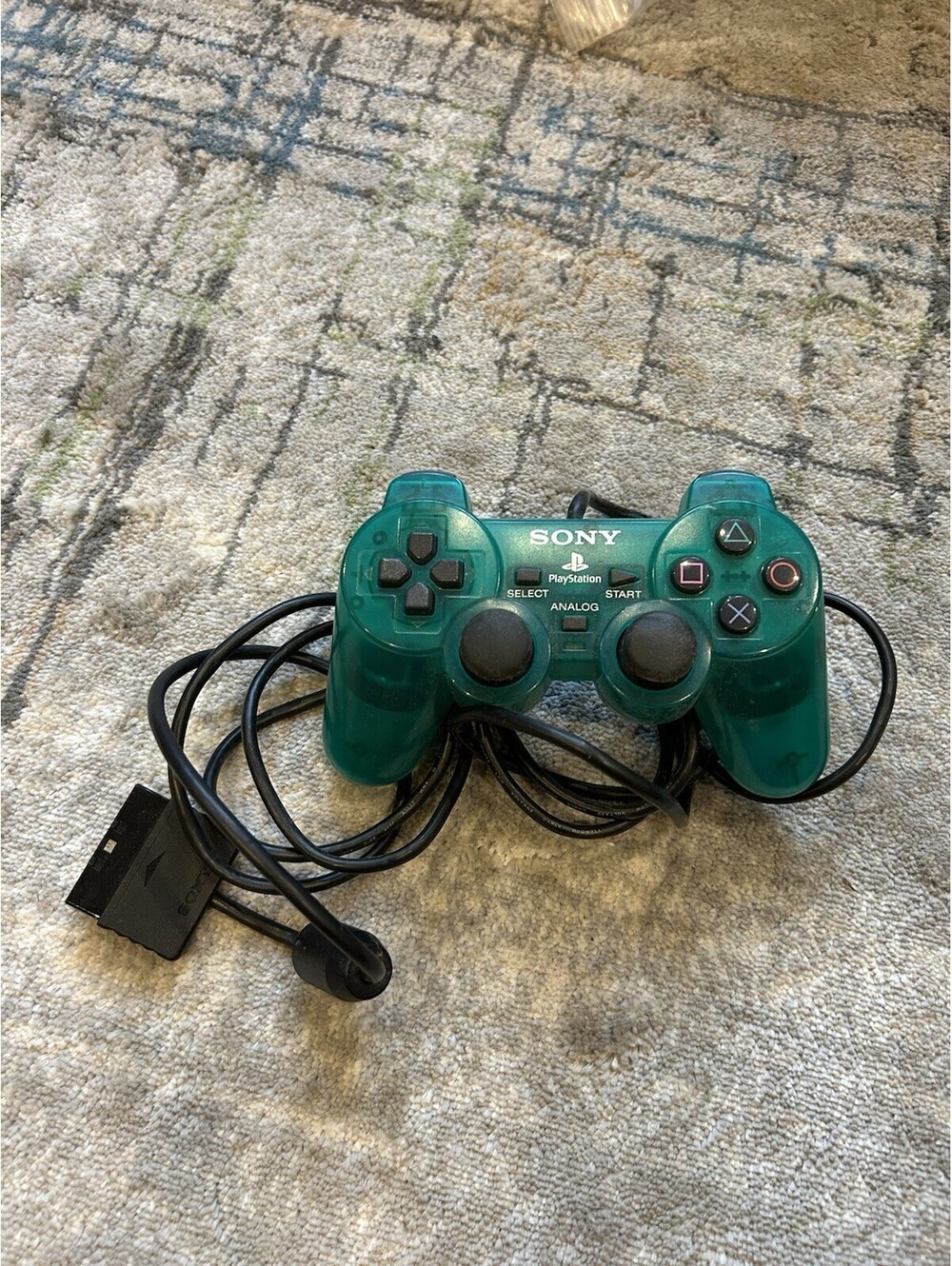 Playstation2 Dual Shock2 Emerald Green clear Sony PS2 Japan Official Controller